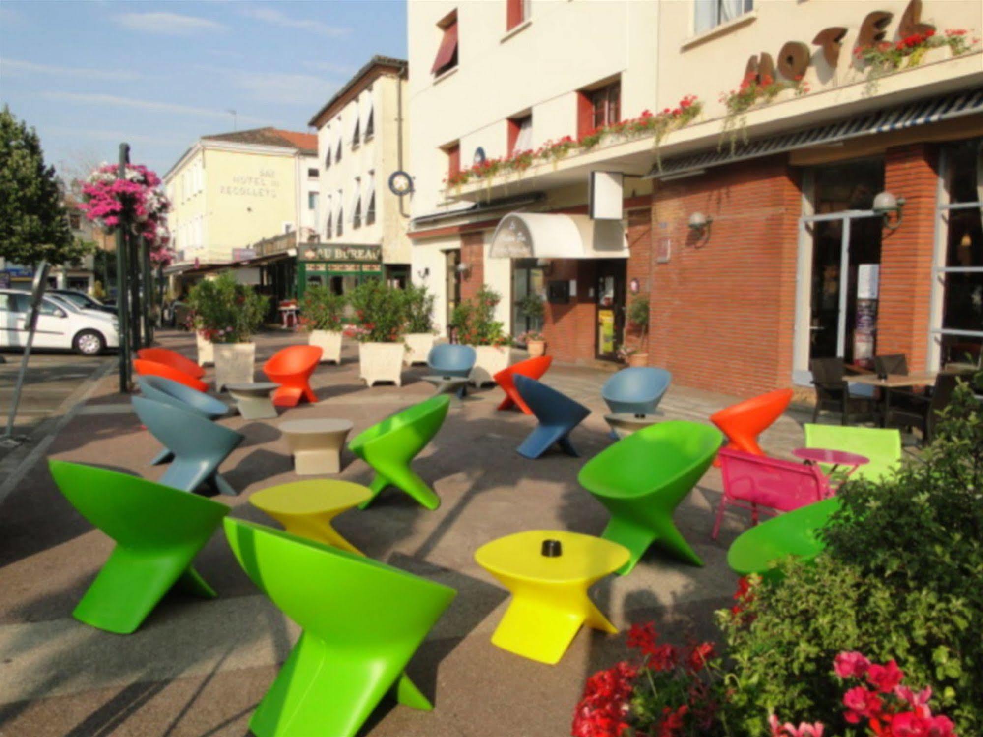 Hotel Le Chapon Fin Moissac Exterior foto